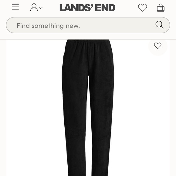 Lands' End Plus Size 1X  Women's Corduroy Knit Pants - Picture 2 of 7